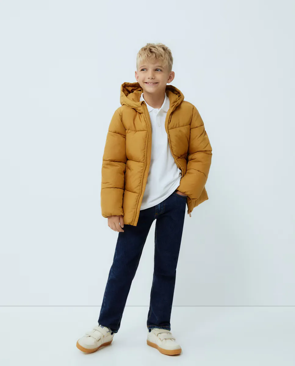 

Базовая однотонная детская парка Kids El Corte Inglés, цвет 371 Aceite