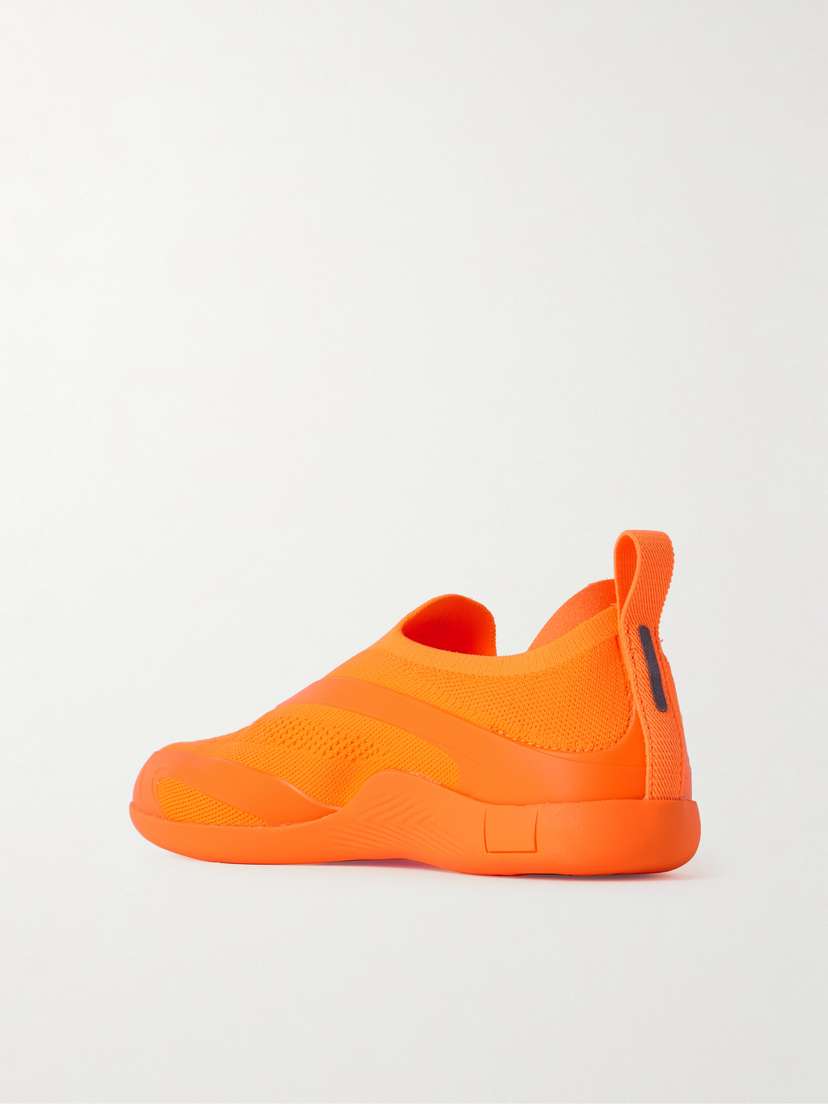 Кроссовки Primeknit с резиновой отделкой для тхэквондо Adidas By Stella Mccartney, оранжевый — фото 3