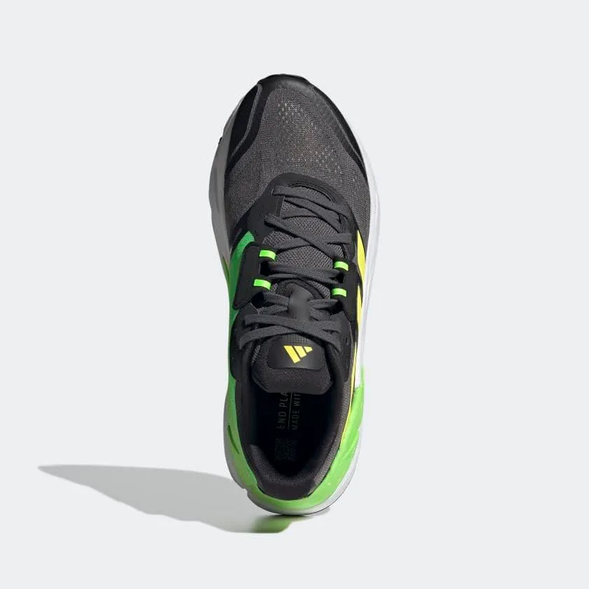 Футбольные бутсы Adidas Nemeziz 19.2 для мужчин, для твердого грунта, серый/желтый/зеленый — фото 2