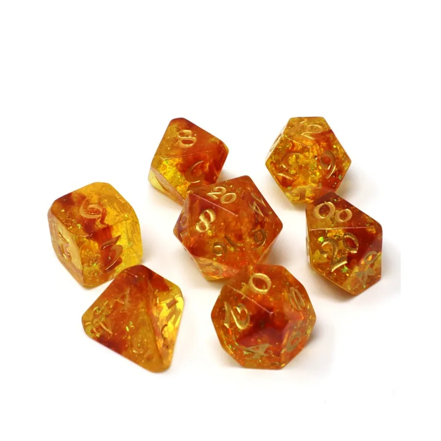 

Полисет - Осенний двор (7), Polymer Poly Sets (Die Hard Dice)