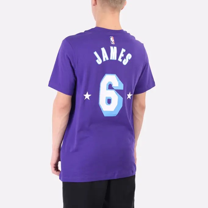 Футболка мужская La Lakers Nike, цвет La Lakers — фото 3
