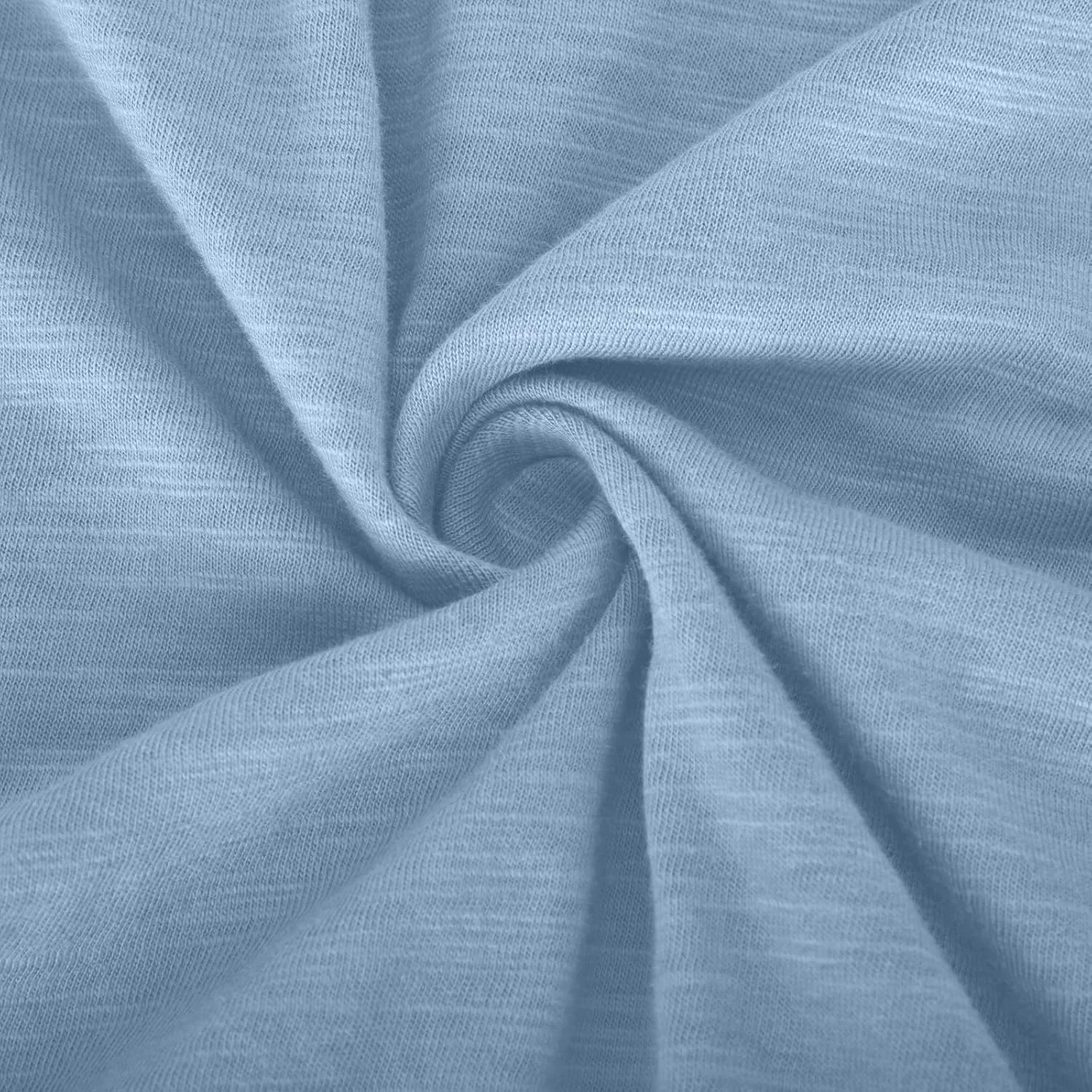 Футболка с коротким рукавом, классическая, Light Blue — фото 3