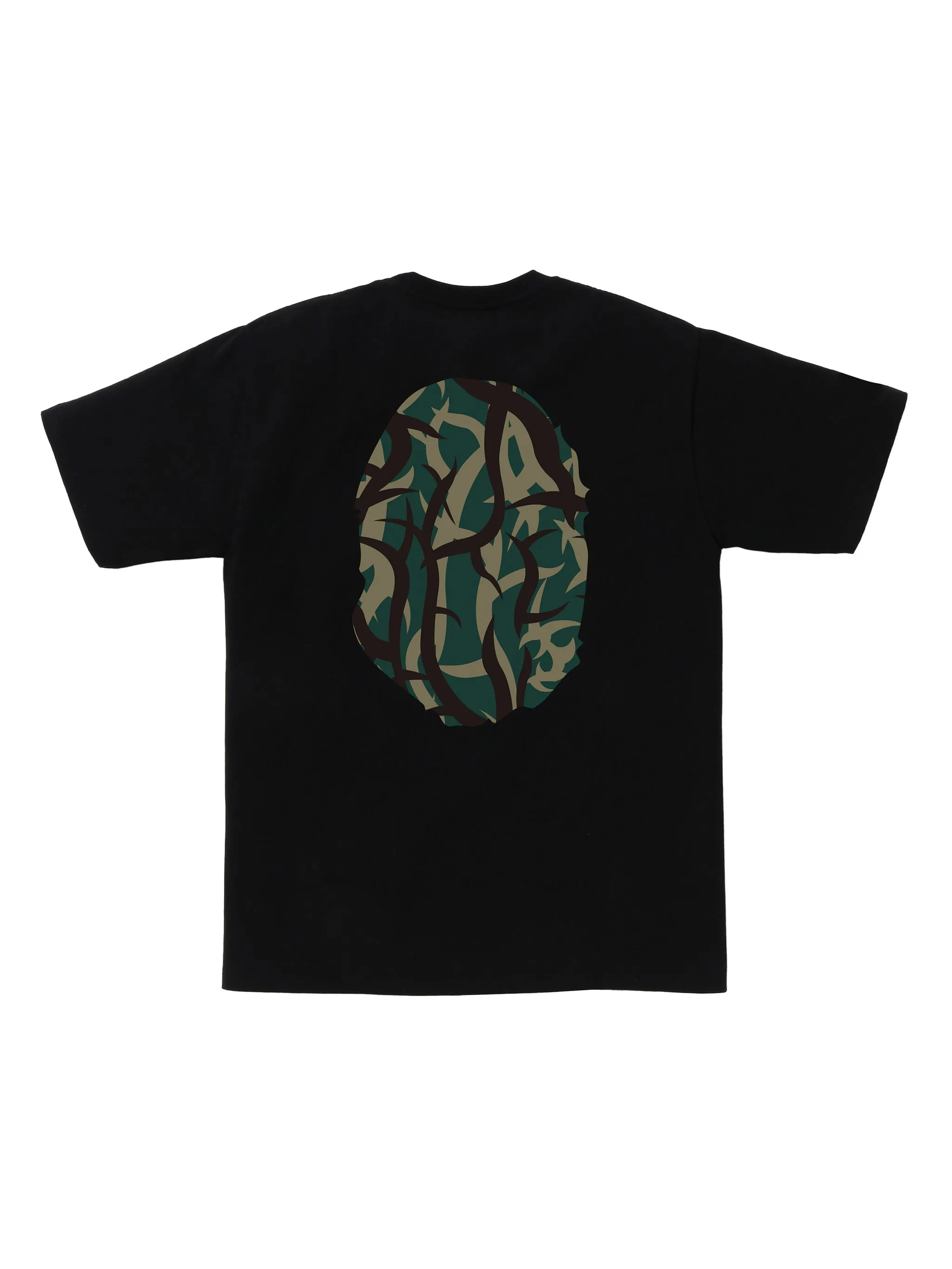 Футболка Camo Big Head A Bathing Ape, черный — фото 2