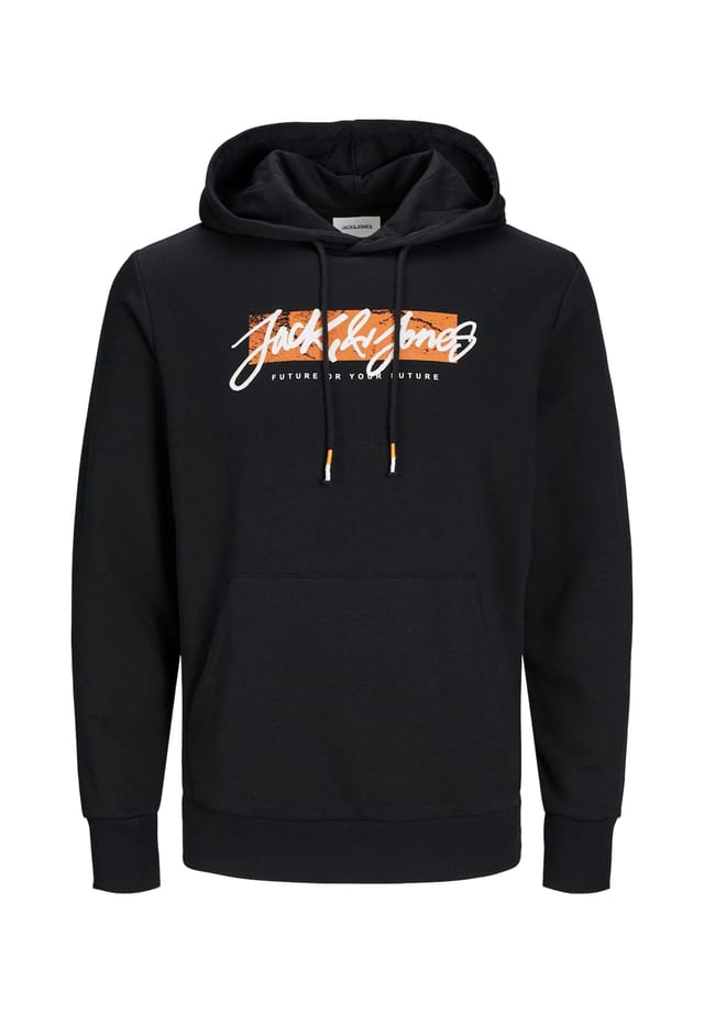 

Толстовка с капюшоном ley hoodie Jack & Jones, черный