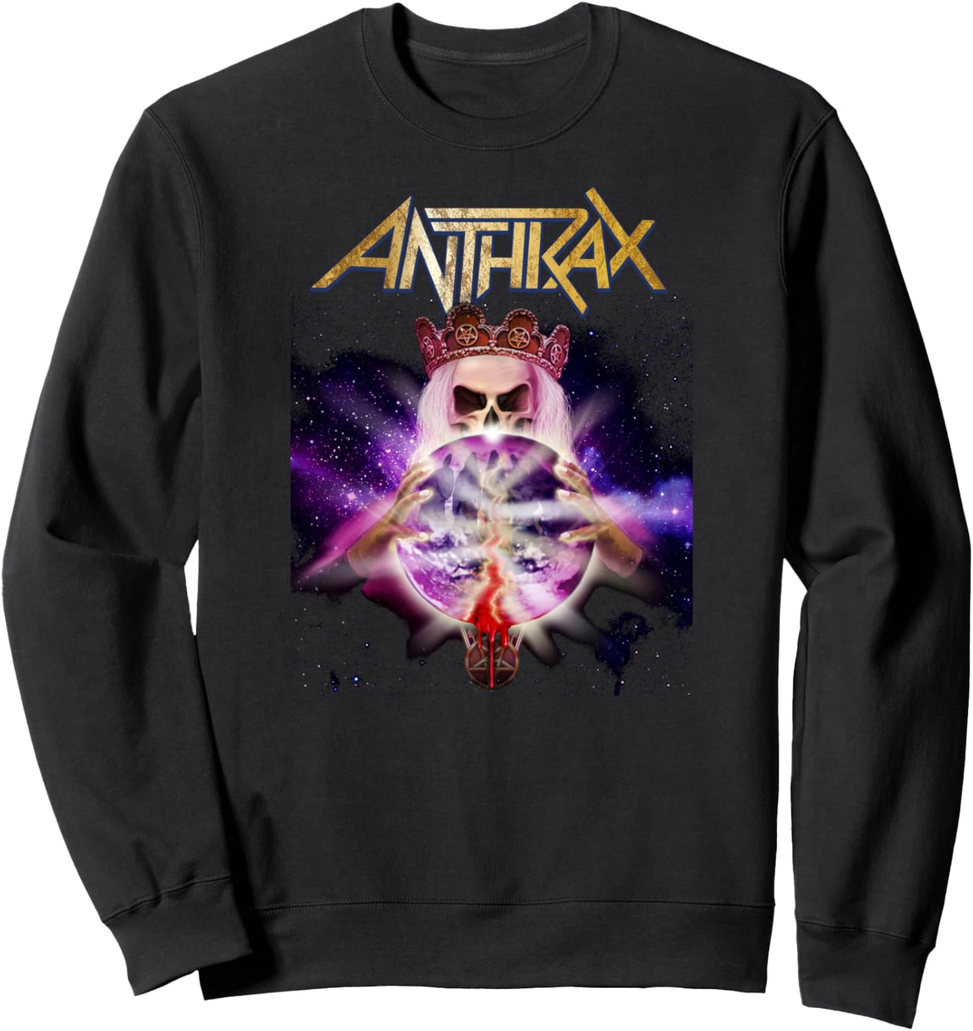 

Anthrax - Tear Your World Apart (Сибирская язва - Разорви свой мир) Толстовка Anthrax Official, черный