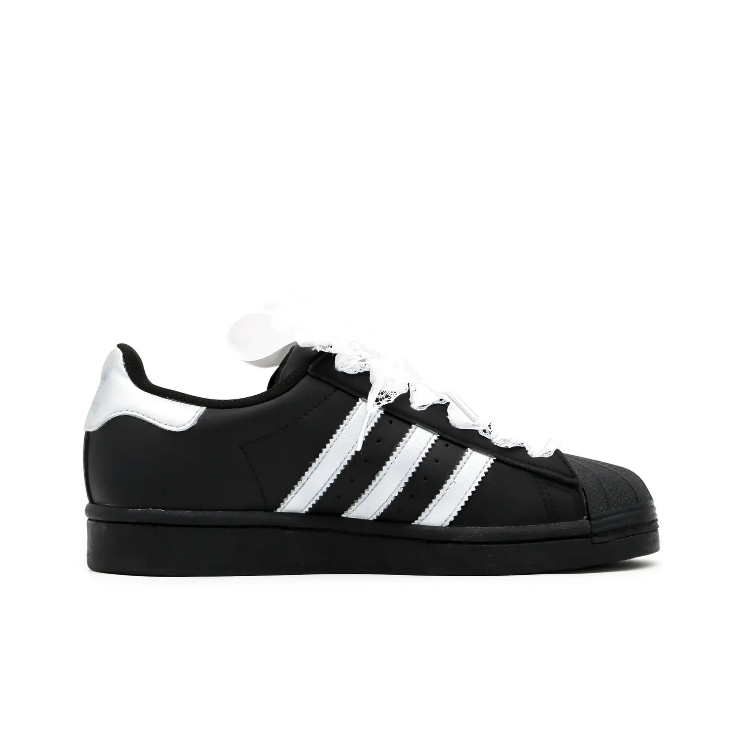 Adidas Originals Superstar Moonlight Lover Slip Resistant низкие кроссовки для скейтбординга Unisex Silver — фото 3