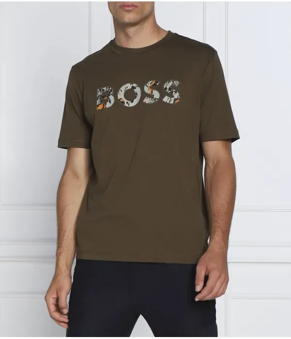 Футболка teetrury 2 relaxed fit Boss Orange, хаки