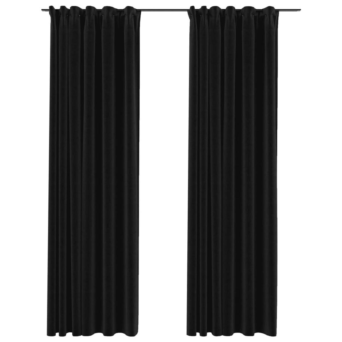 

Затемняющие шторы vidaXL, 140x1 см, антрацит