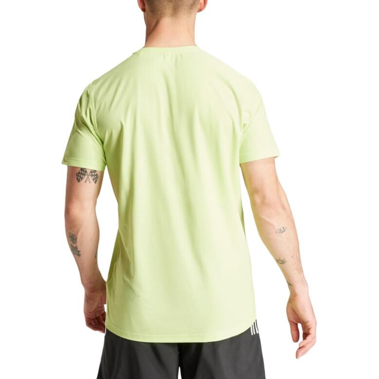 Футболка мужская Pulse Lime Green Adidas, импульсный зеленый — фото 3