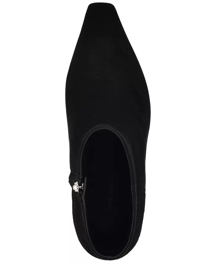 Женские ботильоны Hermena на каблуке-рюмочке Nine West, черный — фото 4