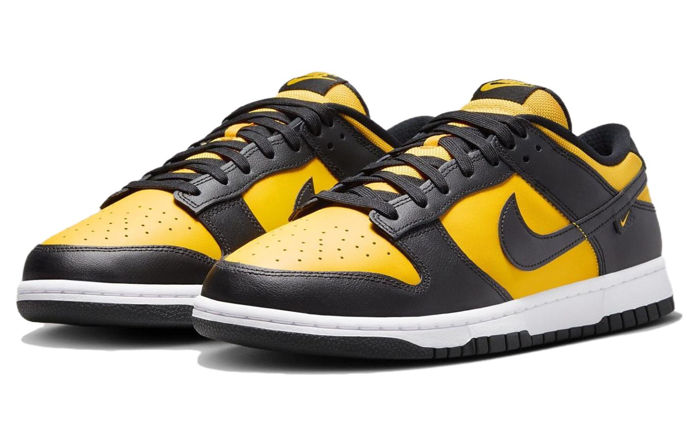 Dunk Low 'Reverse Goldenrod' Nike, черно-желтая — фото 3