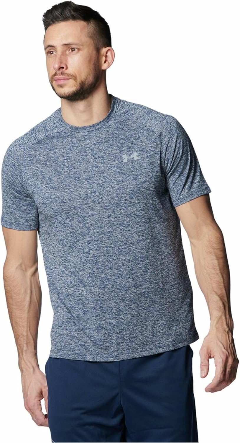 

Мужская тренировочная футболка Under Armour UA Tech с коротким рукавом, модель 2.0