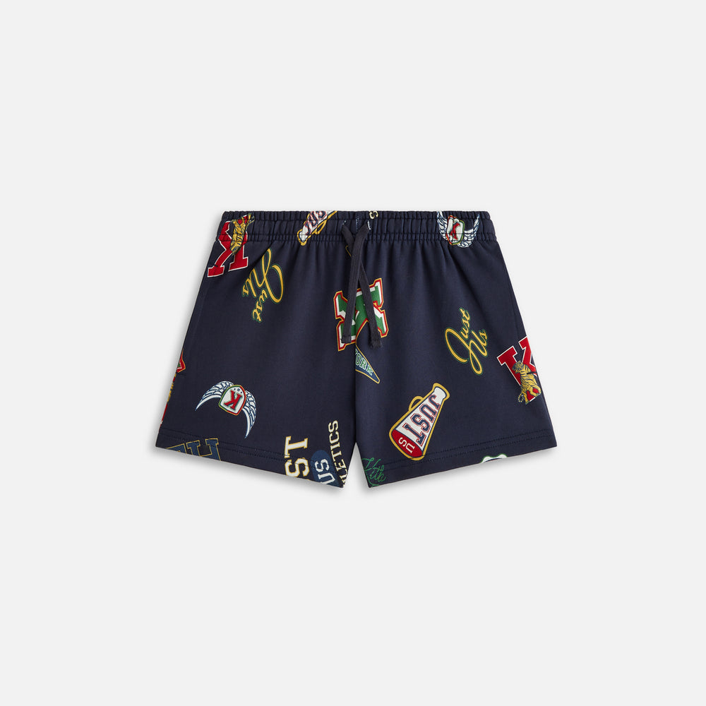 

Шорты Kith Kids Printed Liam Short, черный