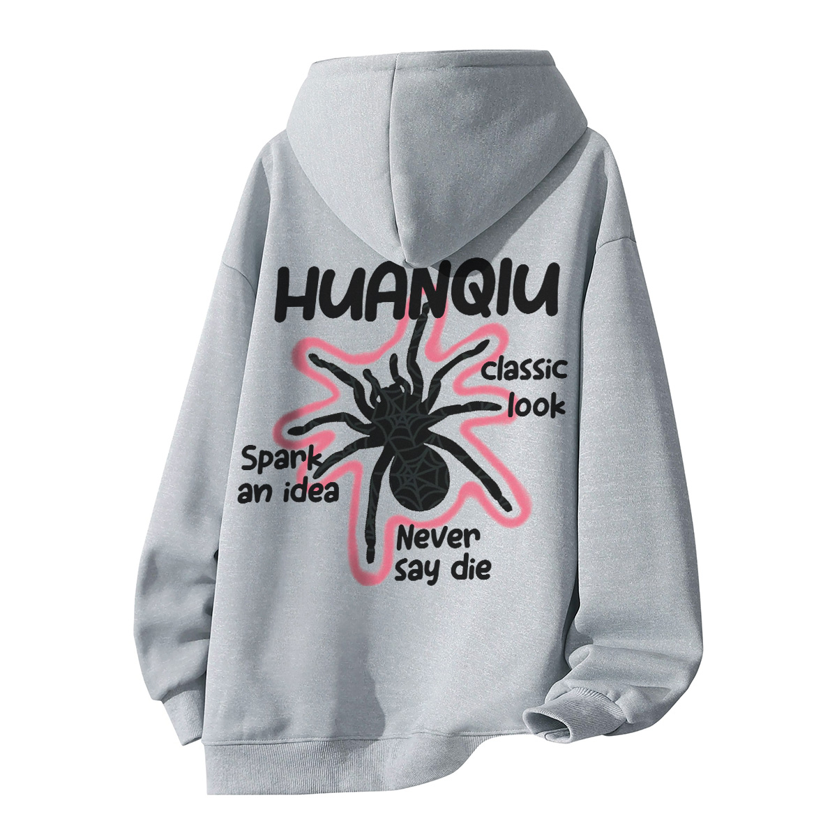 

Толстовка Unisex Hooded Moderate Heavyweight HUANQIU, heather серый