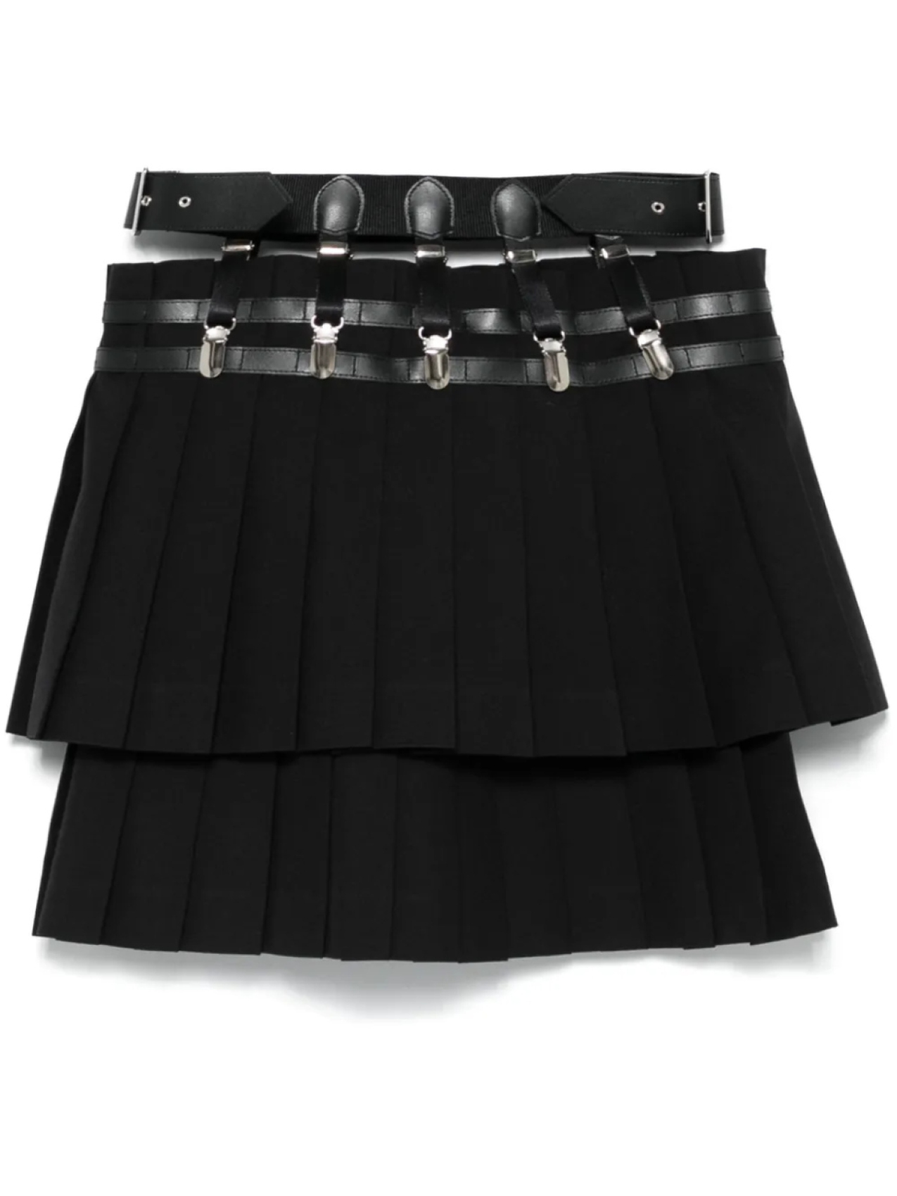 

Noir Kei Ninomiya юбка мини из коллаборации с Comme Des Garcons, черный