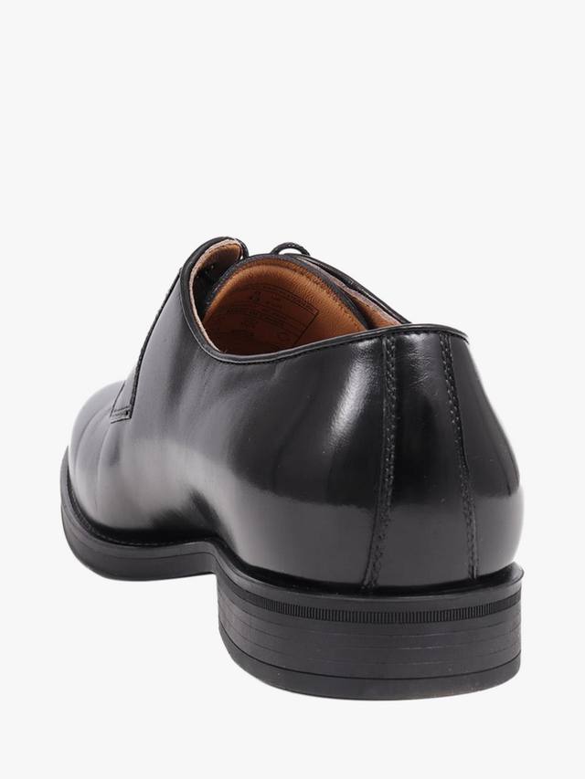 Манчестер дерби на шнуровке из кожи Wide Fit Jones Bootmaker, Black — фото 3