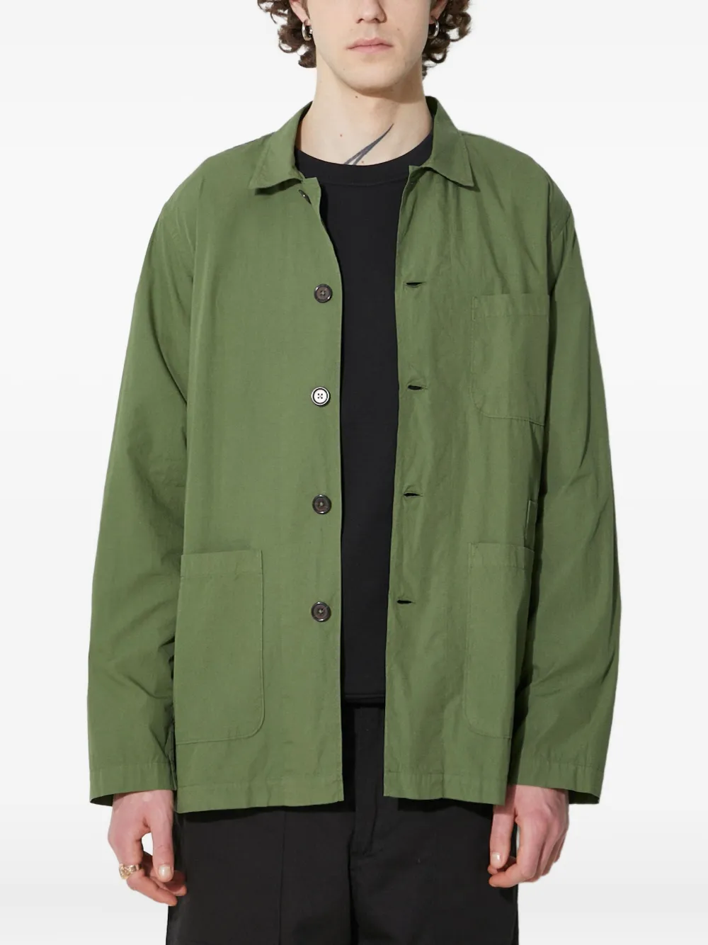 

Рубашка Bakers с накладным карманом Universal Works, зеленый