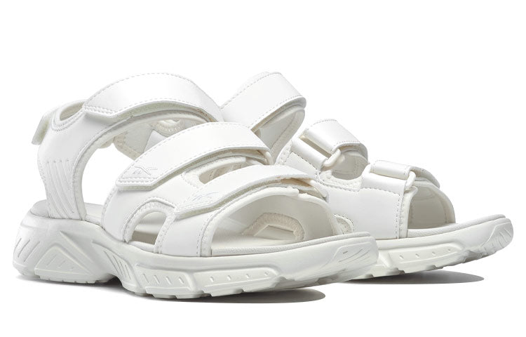 Сандалии Reebok Hyperium Sandal Velcro Open Toe Flat Heel Sports White Sandals, белый — фото 3