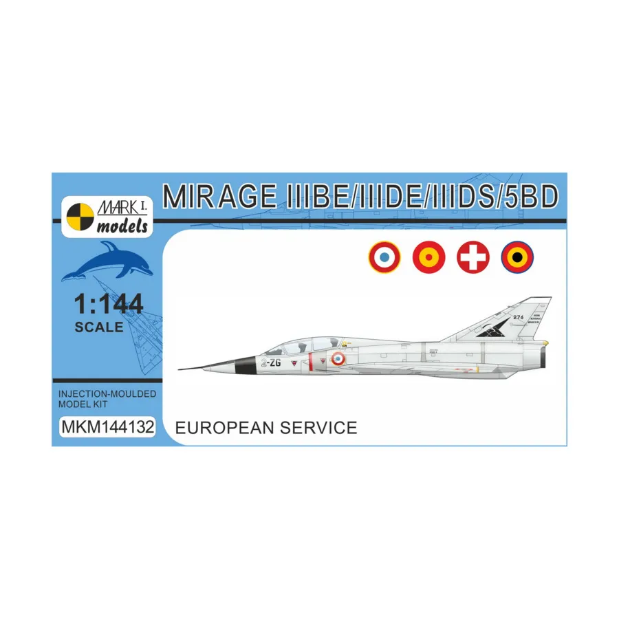 

Mirage IIIBE/DE/DS/5BD двухместный, Aircraft Models (1:144) (Mark I Models)