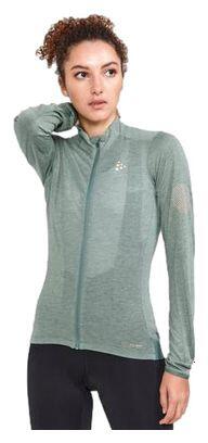 

Женская байкерская майка Craft Core Bike Essence с длинным рукавом, зелёная