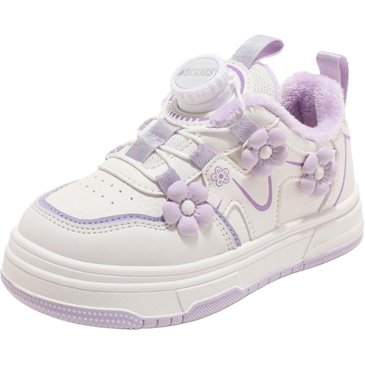 

Устойчивые к скольжению, устойчивые к истиранию, термостойкие детские скейтбординговые кроссовки белый/фиолетовый цвет детские ABC KIDS, белый/фиолетовый Color