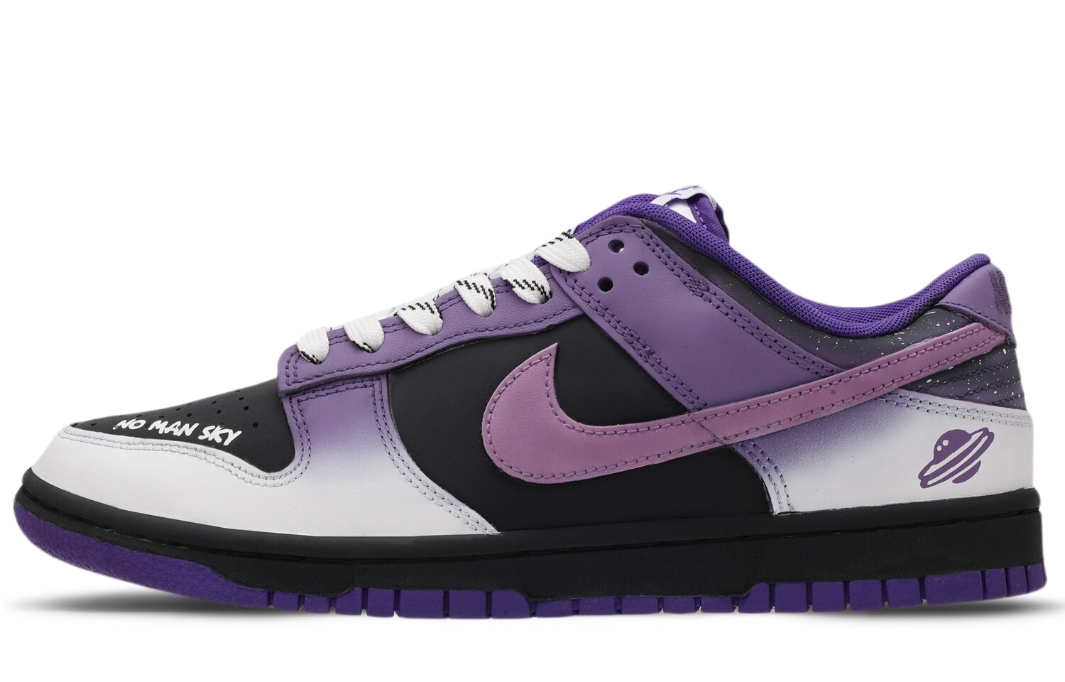 

Кроссовки Nike Dunk Skateboarding Shoes Men Low-top White/purple/black, фиолетовый