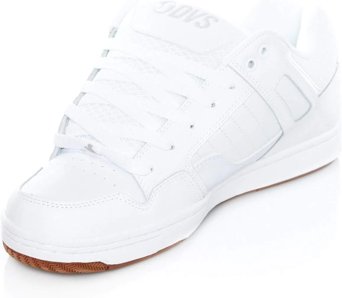 Мужские скейтбордические кроссовки DVS Dvf0000278103, 2-White Reflective Rubber, Black — фото 3