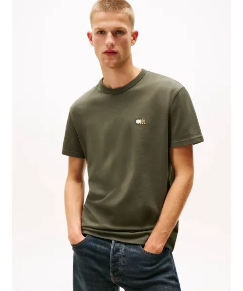 

Футболка Regular fit Tommy Jeans, зеленый