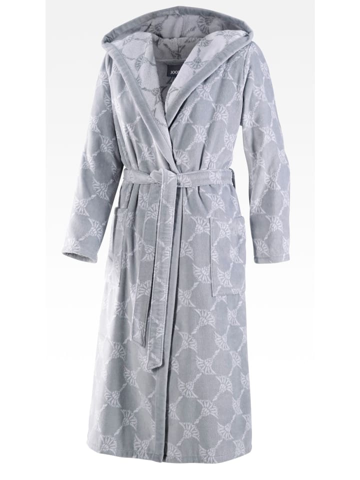 

Халат JOOP!, цвет joop! bademantel damen-kapuze 40/42, silber