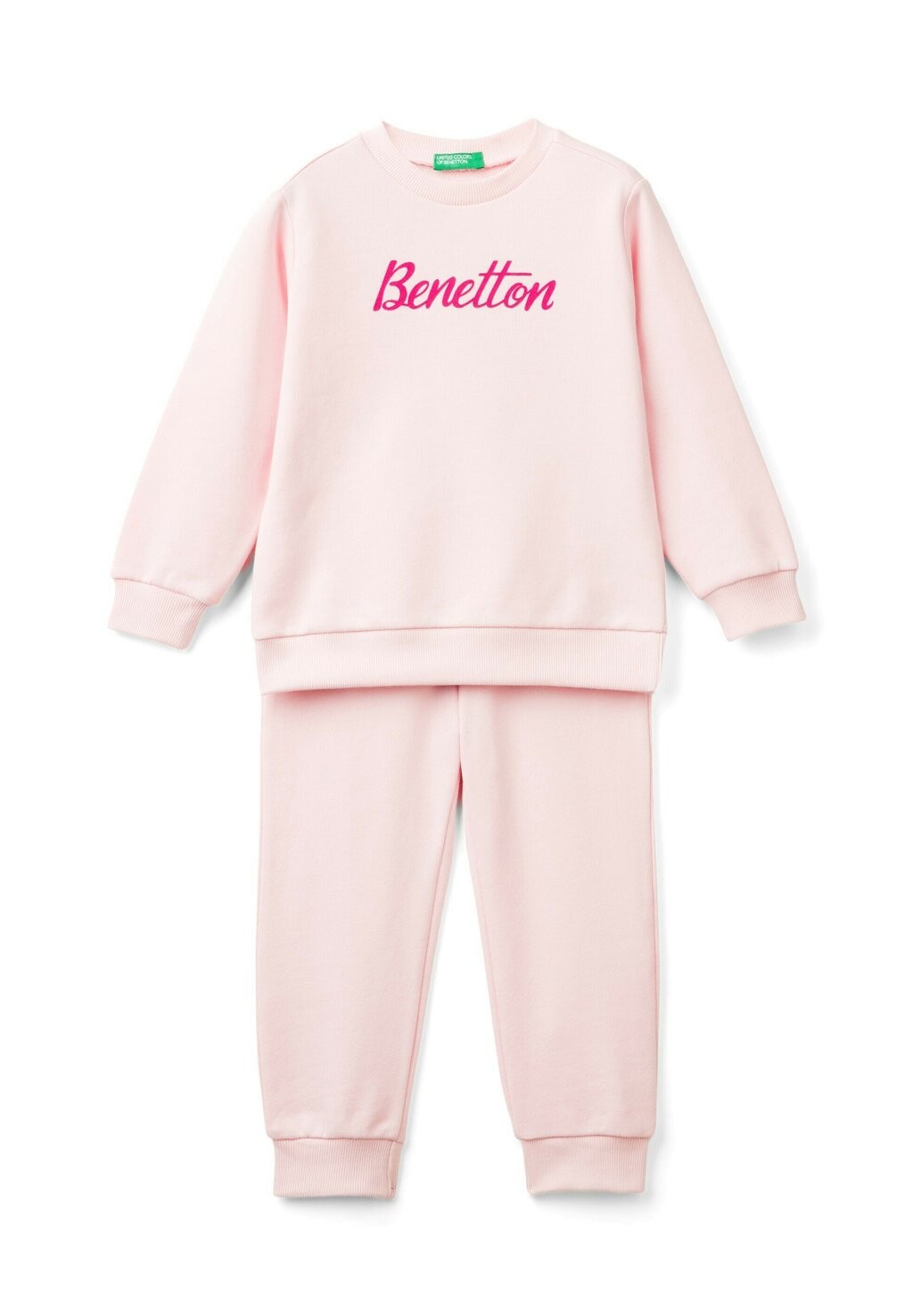 

Спортивный костюм WITH LOGO SET United Colors of Benetton, розовый