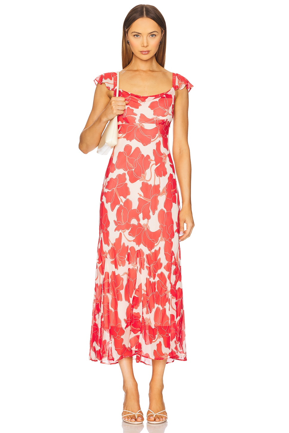 

Платье Marigold Rails, scarlet hibiscus