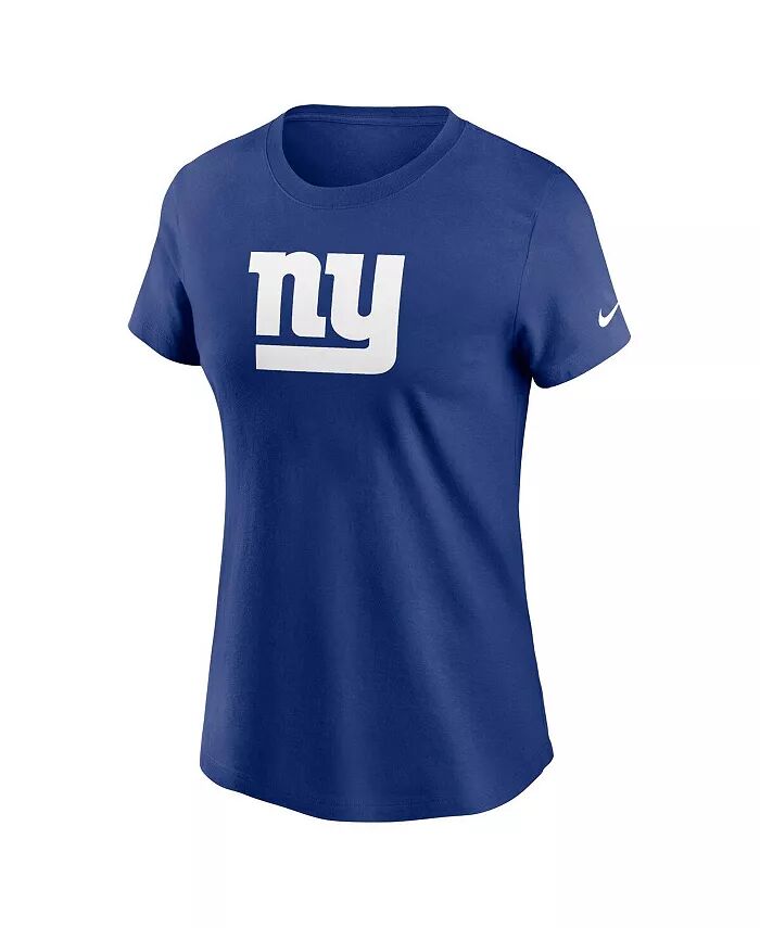 Женская футболка с логотипом Royal New York Giants Primary Nike — фото 2