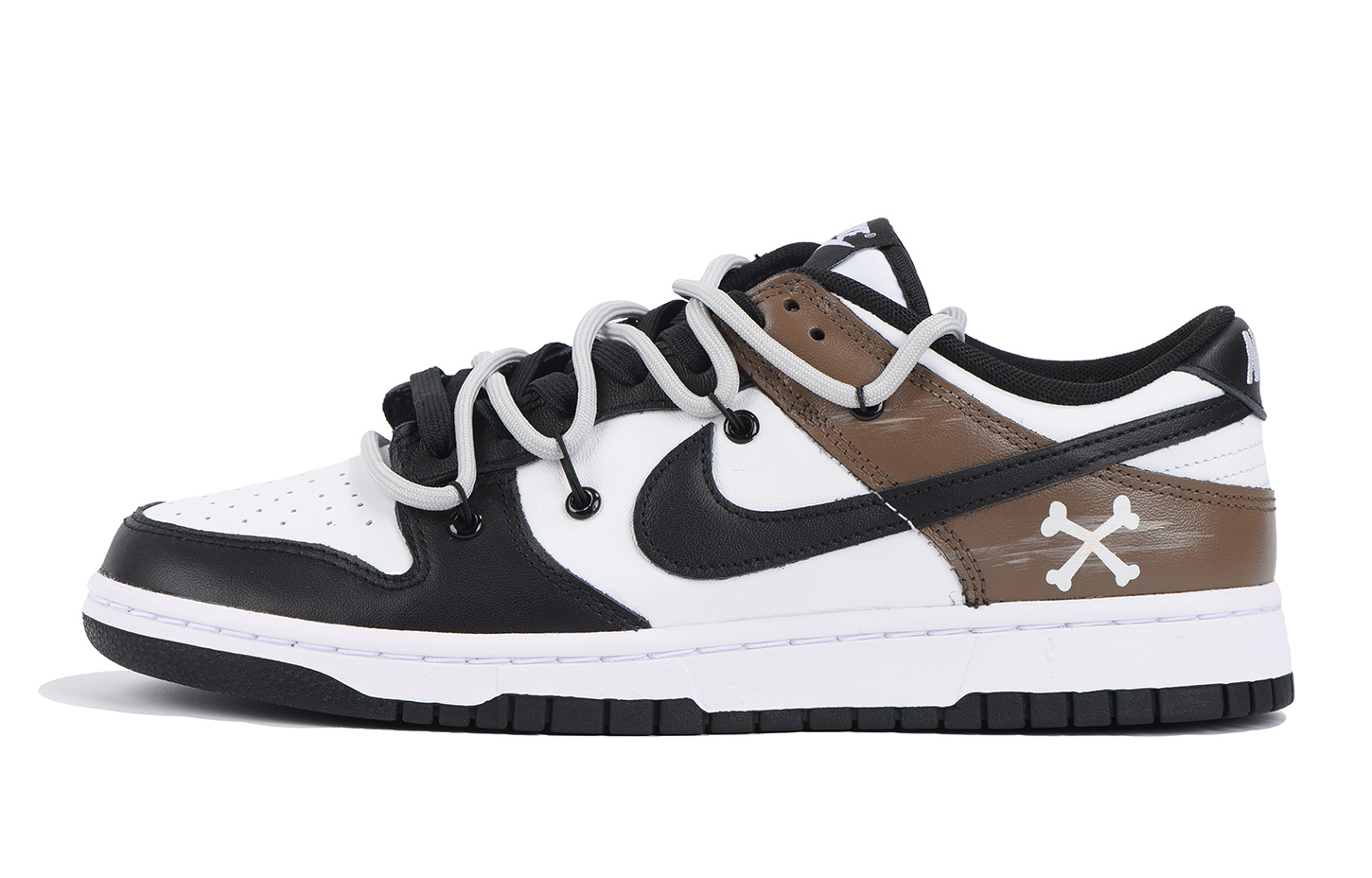 

Кроссовки Nike Dunk Skateboarding Shoes Women's Low-top Coffee, цвет Earth Tone