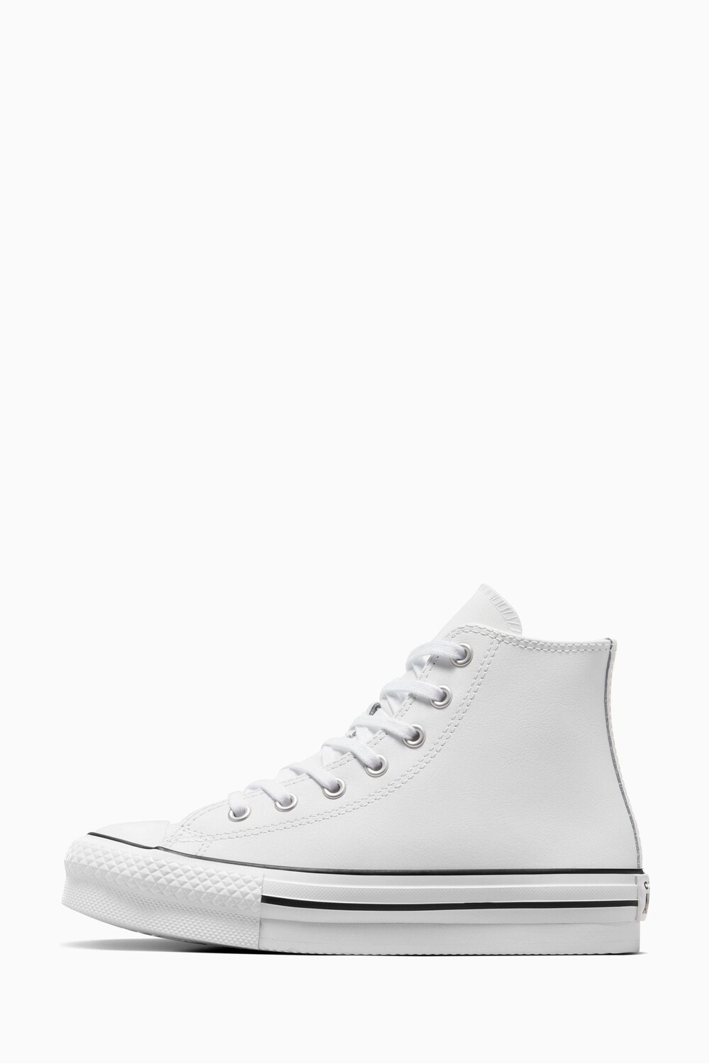 Кожаные спортивные кроссовки Junior All Star Eva Lift Converse, белый — фото 2