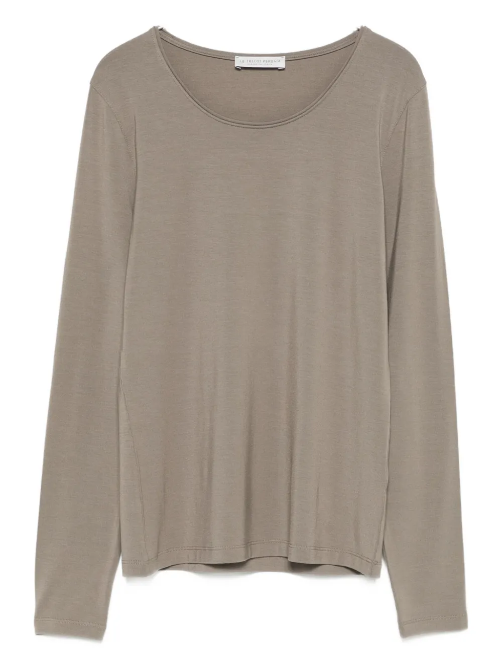 

Блузка с круглым вырезом Le Tricot Perugia, коричневый