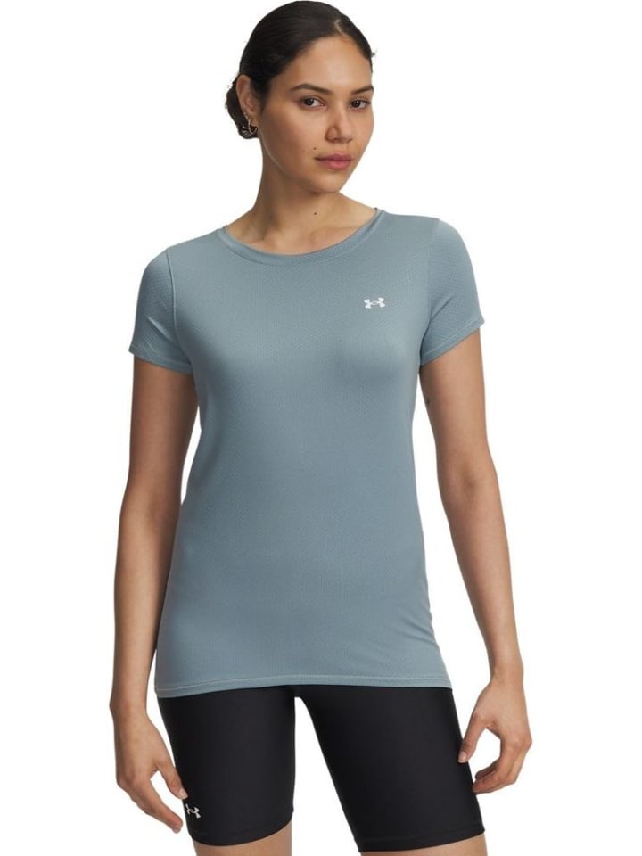 

Спортивная футболка Tech Mesh T-Shirt зеленого цвета Under Armour