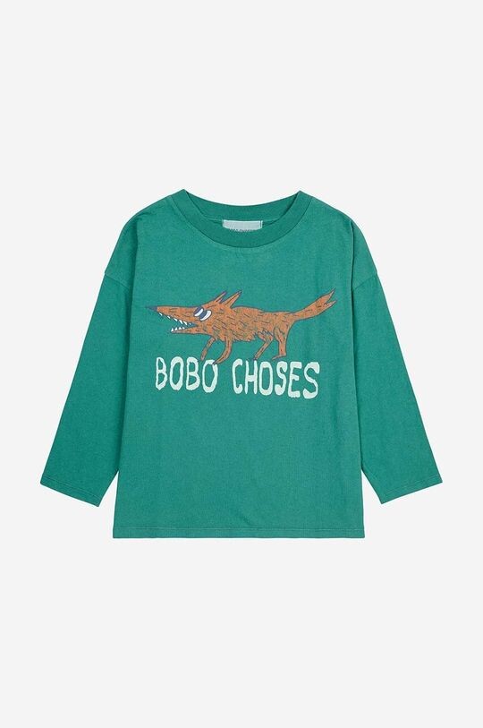 

Лонгслив The Clever Fox Bobo Choses, бирюзовый