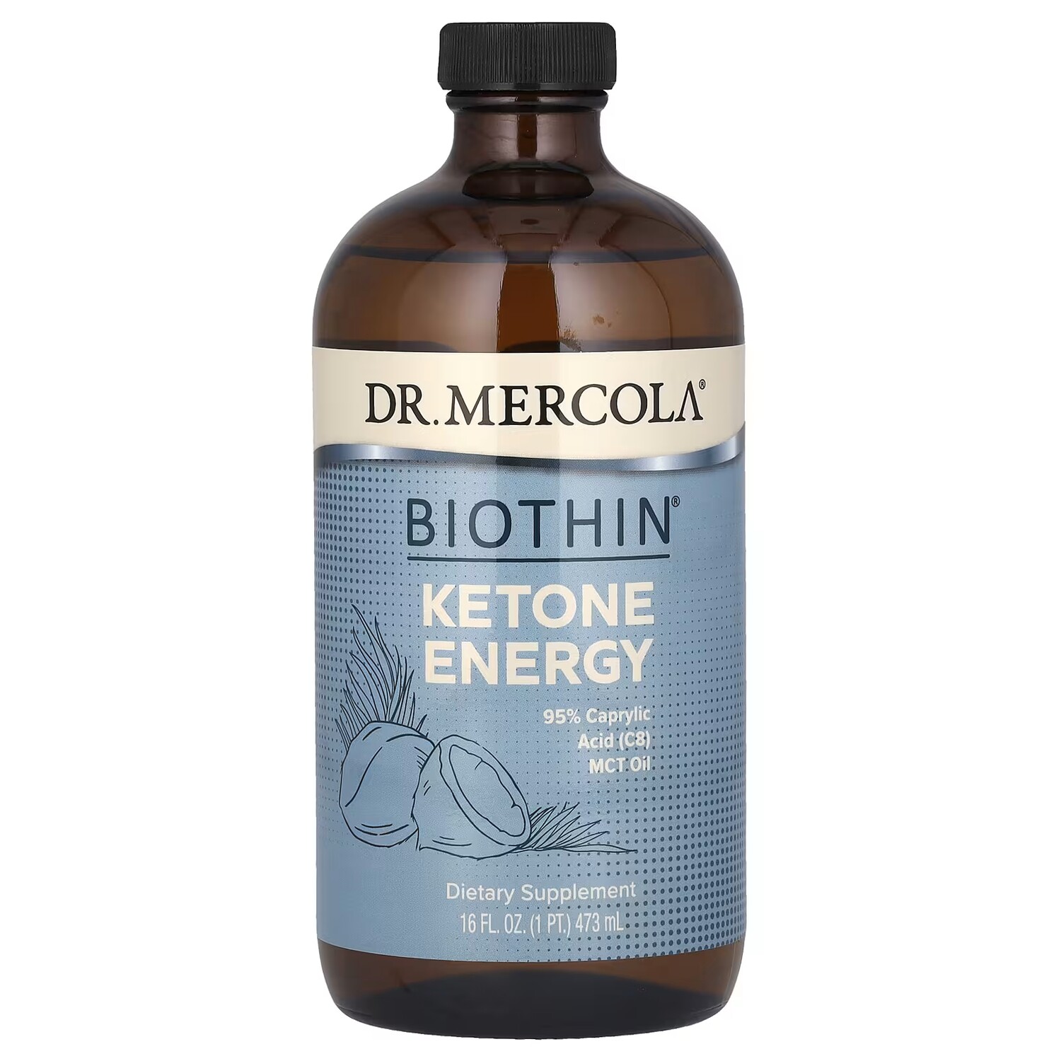 

Биотин Dr. Mercola Ketone Energy, 473 мл