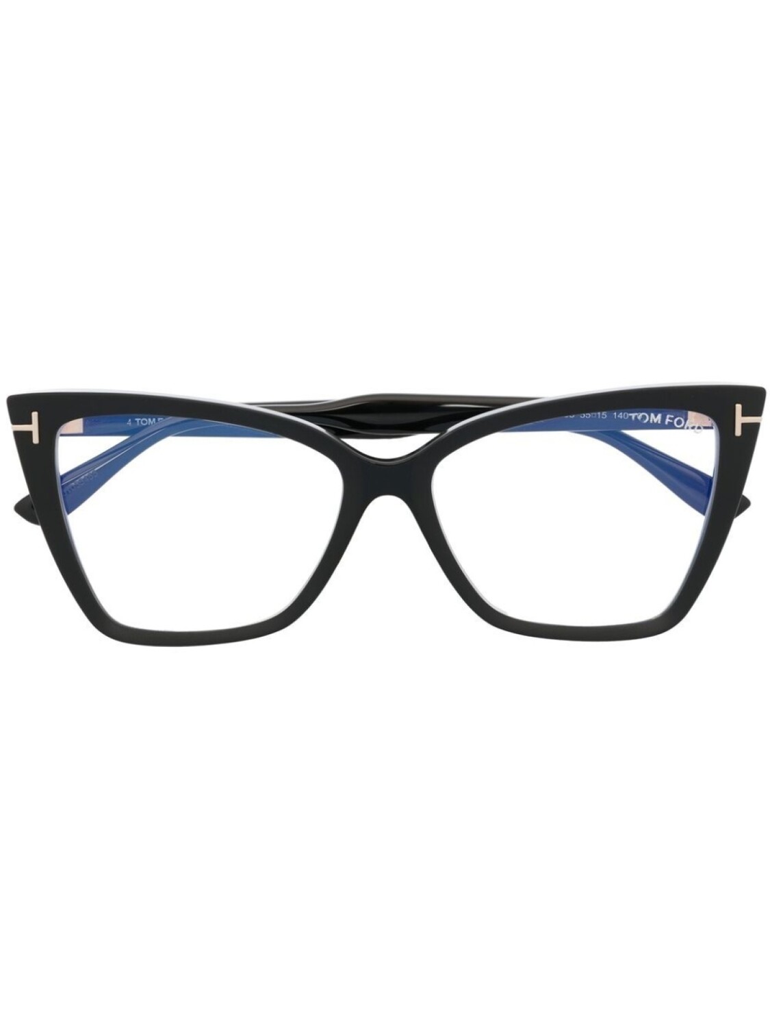 

Очки в геометричной оправе TOM FORD Eyewear, черный