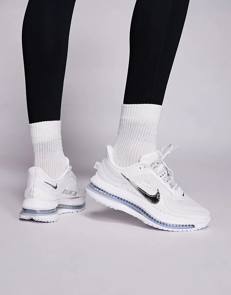 Кроссовки Nike Running Pegasus Premium белого и серебристого цветов — фото 4