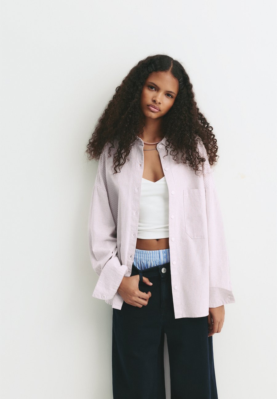 

Блуза PULL&BEAR STRIPED, Pink