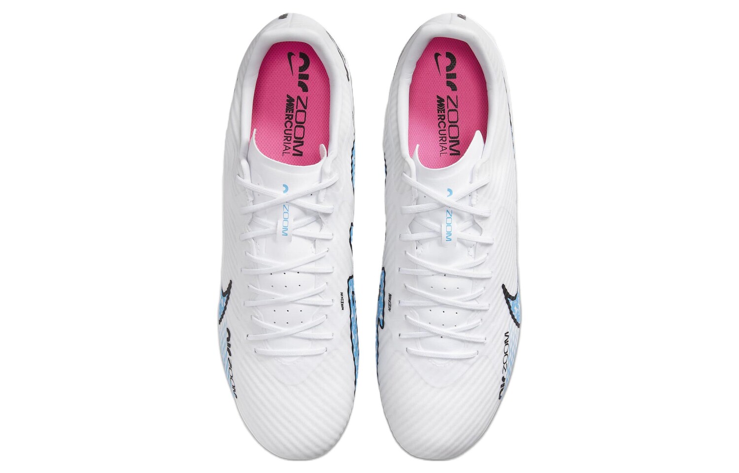 Nike Mercurial Vapor 15 Футбольные бутсы унисекс, Белый — фото 4