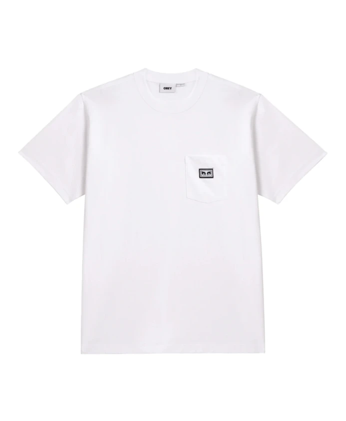 

Футболка с коротким рукавом и логотипом Obey, белый