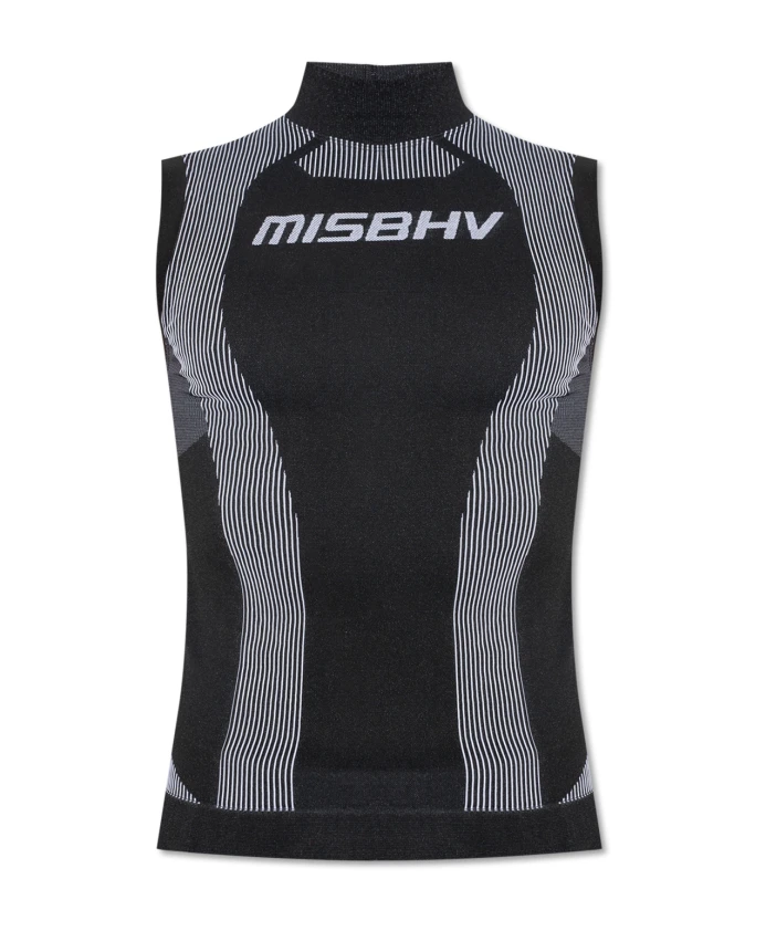 

Майка с логотипом Misbhv, черный