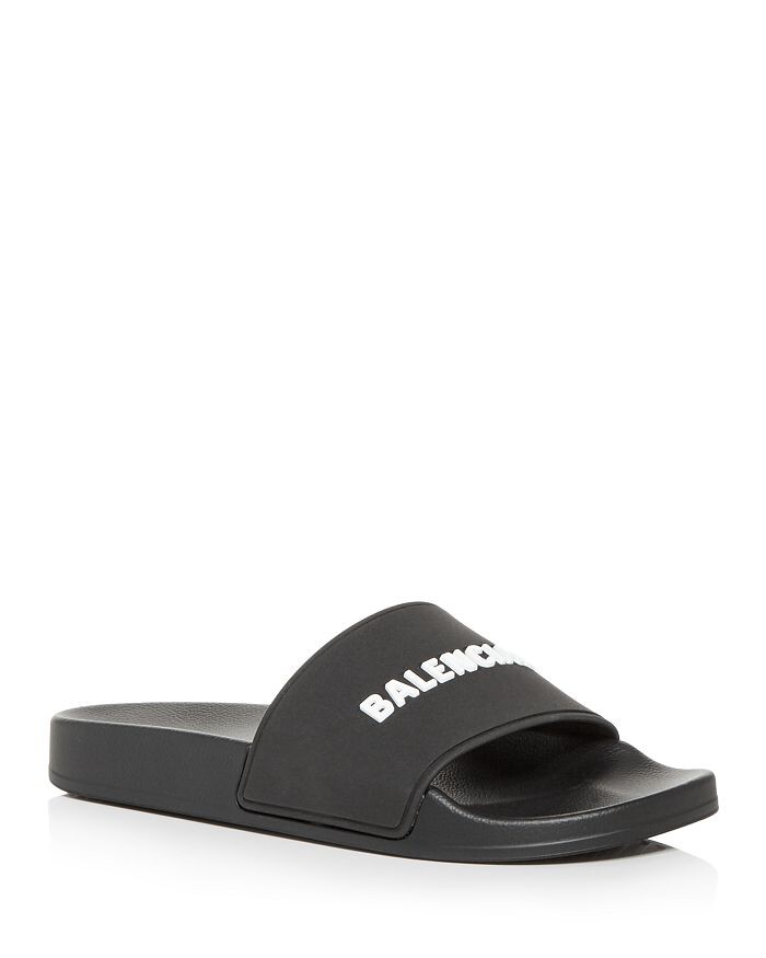 

Женские шлепанцы с логотипом Balenciaga