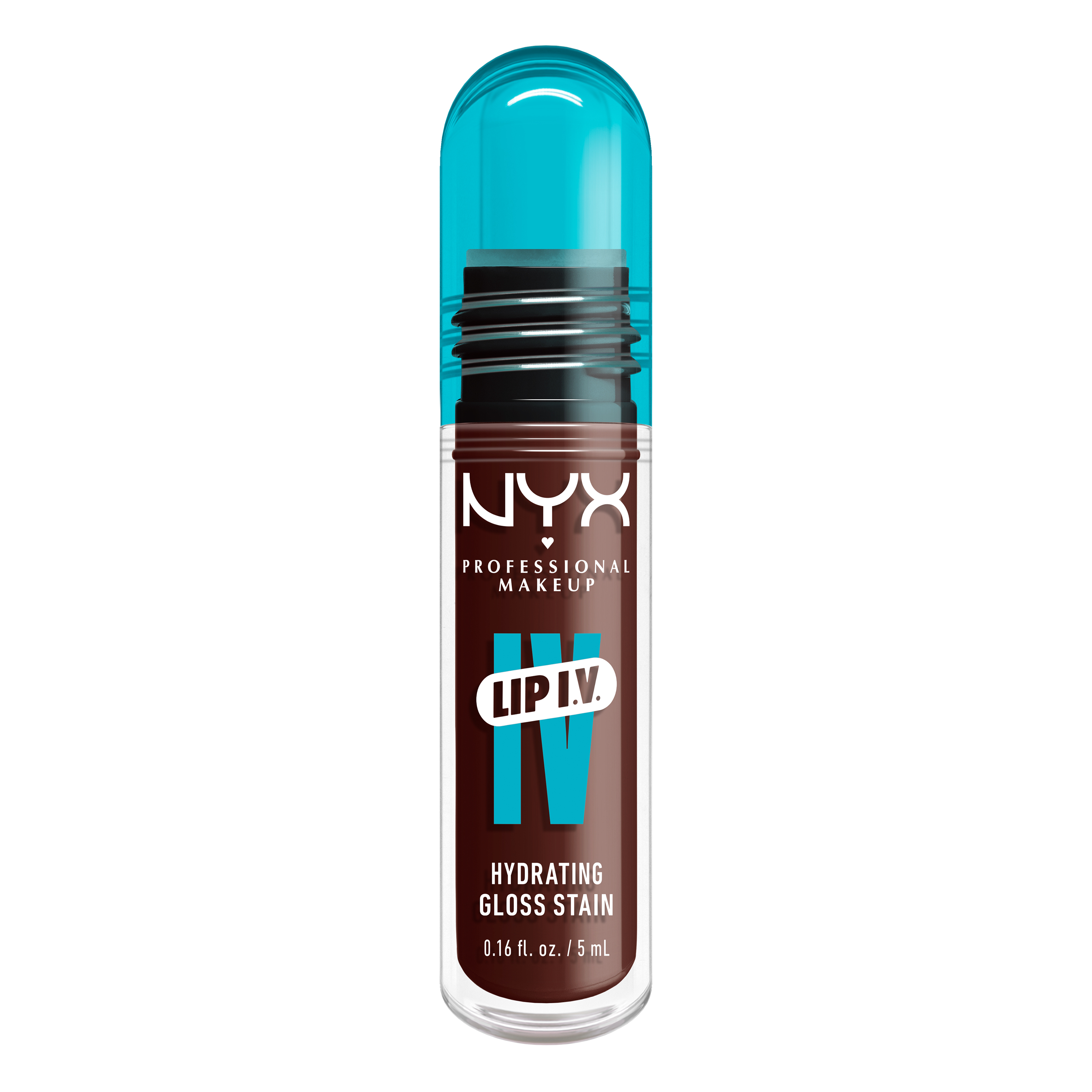 

Блеск для губ lip i v hydrating gloss stain Nyx Professional Makeup, цвет nr. 05 mocha me wet, 5 мл