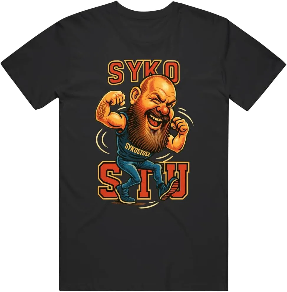 Футболка Syko STU Wrestler Generic, черный
