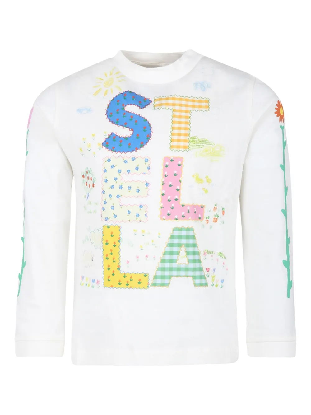 

Толстовка с логотипом Stella McCartney Kids, белый