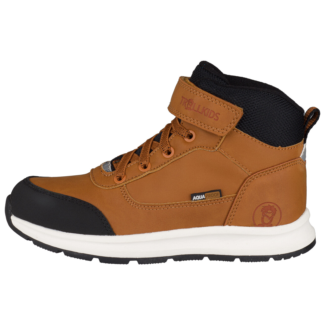 

Повседневная обувь Trollkids Kid's Stavanger Mid Cut XT, цвет Caramel