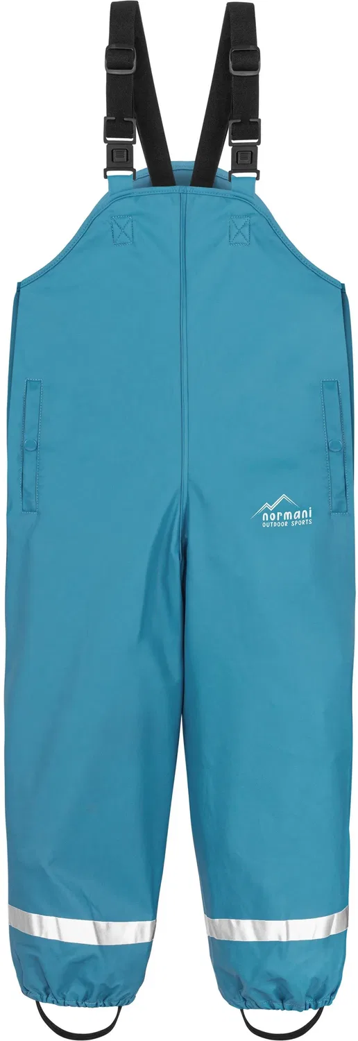 Дождевые штаны с подтяжками Normani Outdoor Sports, голубой